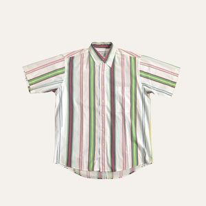 Vintage Striped Button Down Shirt
